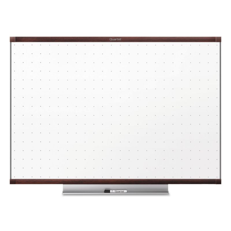 Quartet Prestige 2 Total Erase Whiteboard 72 x 48 Mahogany Color Frame TE547MP2