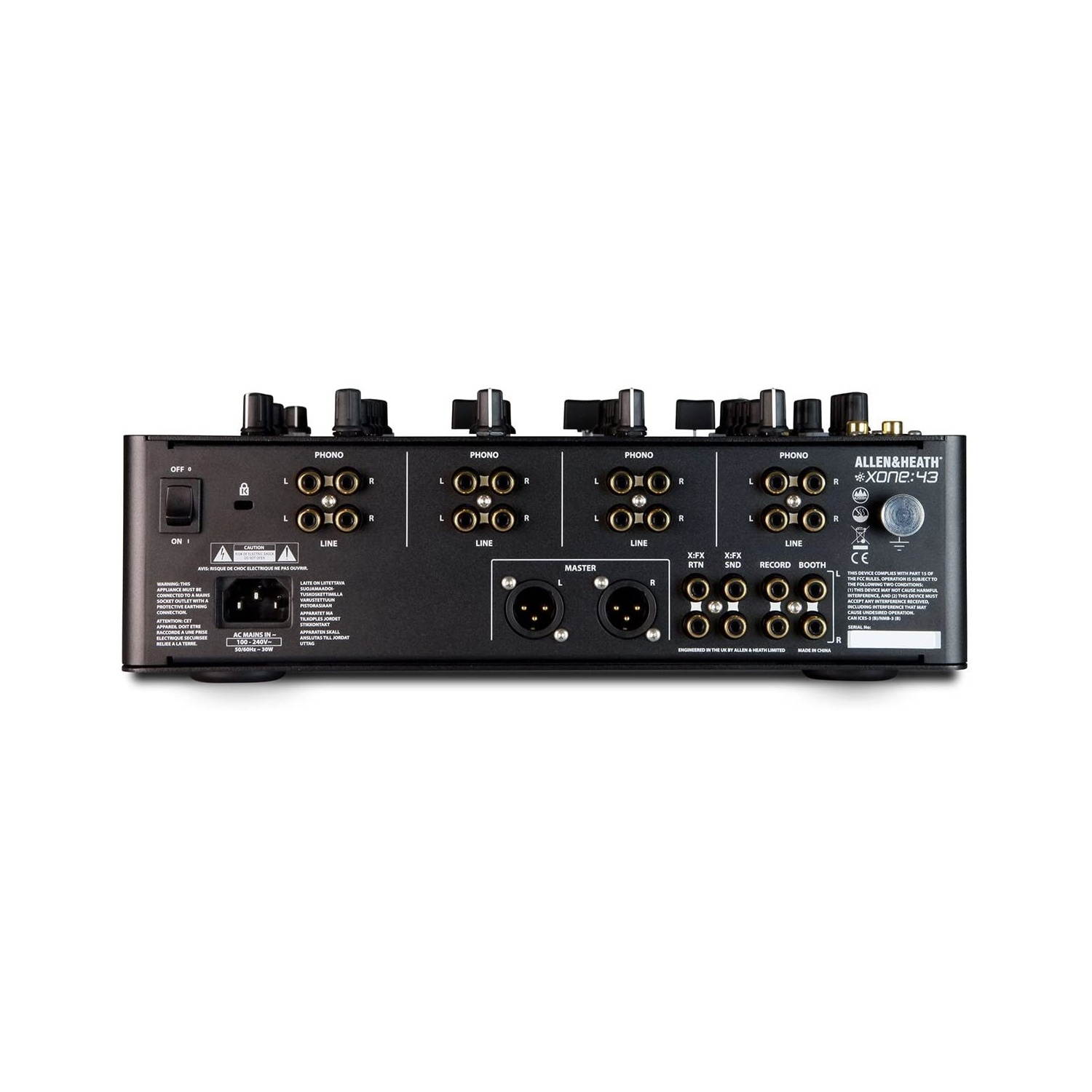 Allen & Heath Xone:43 High Performance 4 + 1 Channel Analog DJ Mixer (AH-XONE:43)