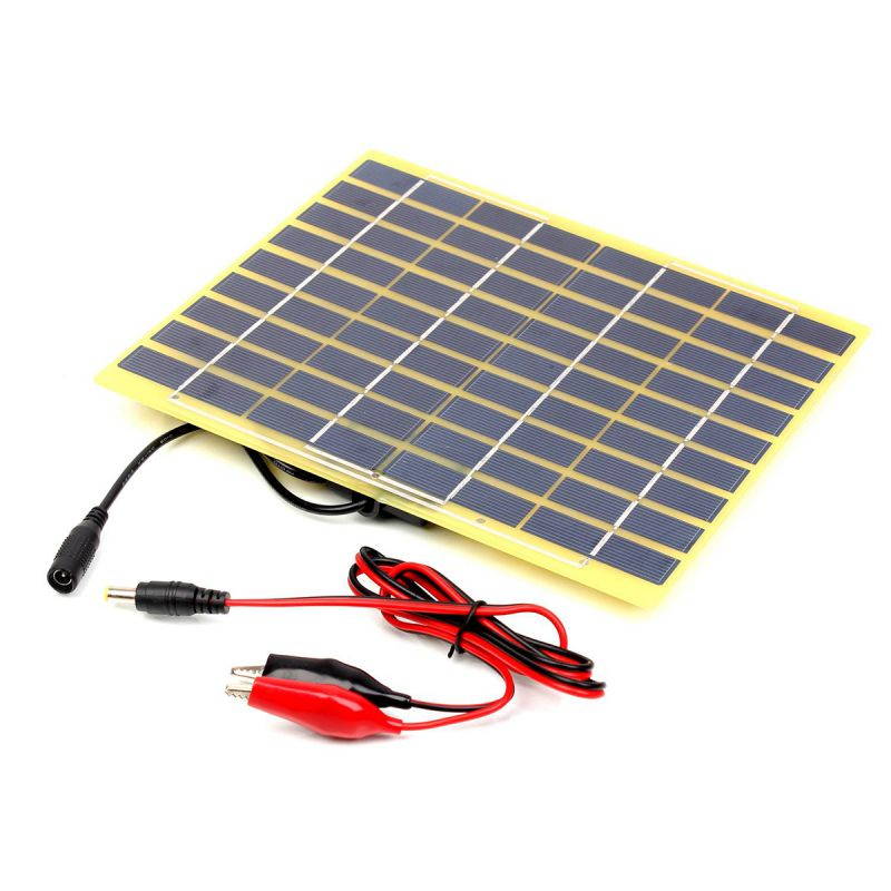 5W 18V 270mA Polycrystalline Solar Panel Solar Cell For 12V Car Battery Charger