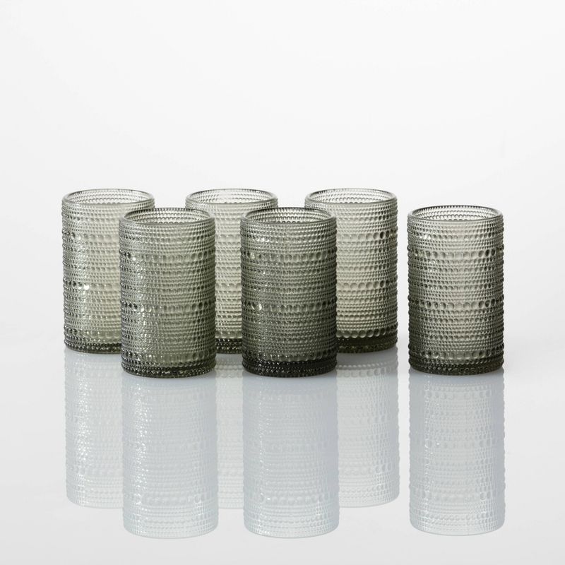 13oz 6pk Glass Jupiter Ice Beverage Glasses Smoke - Fortessa Tableware Solutions