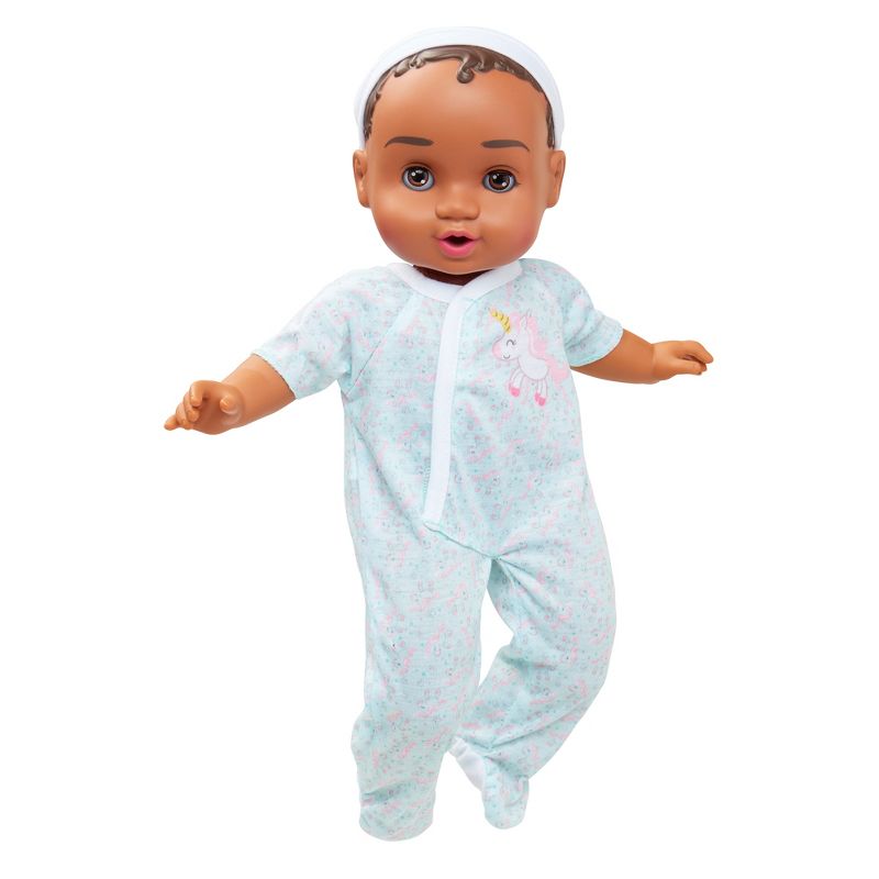 Perfectly Cute My Sleepy Baby - 14" Baby Girl Doll - Dark Brown Hair