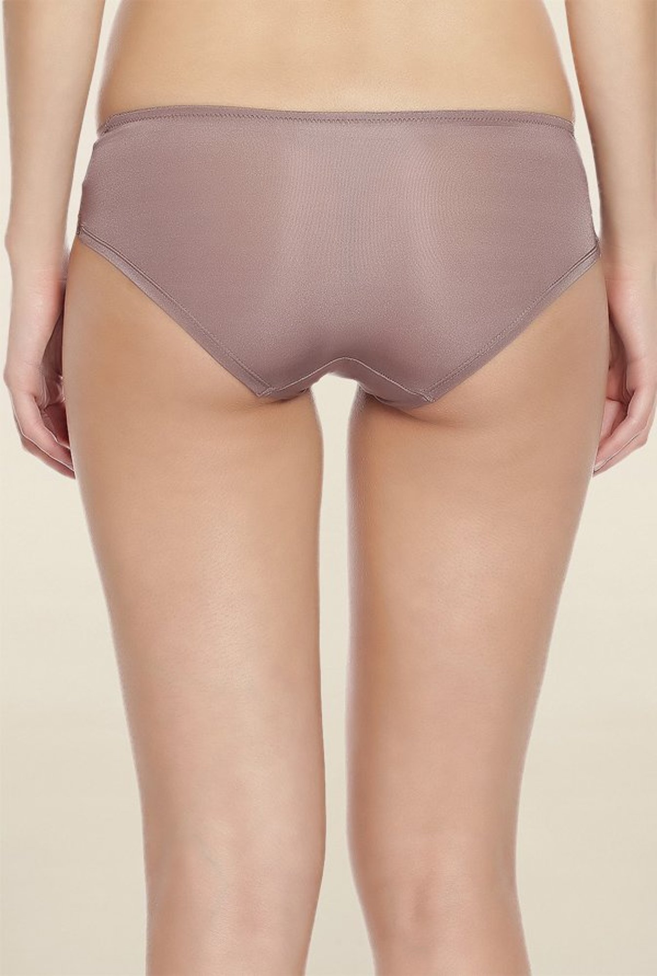 Soie Brown Lace Hipster Panty