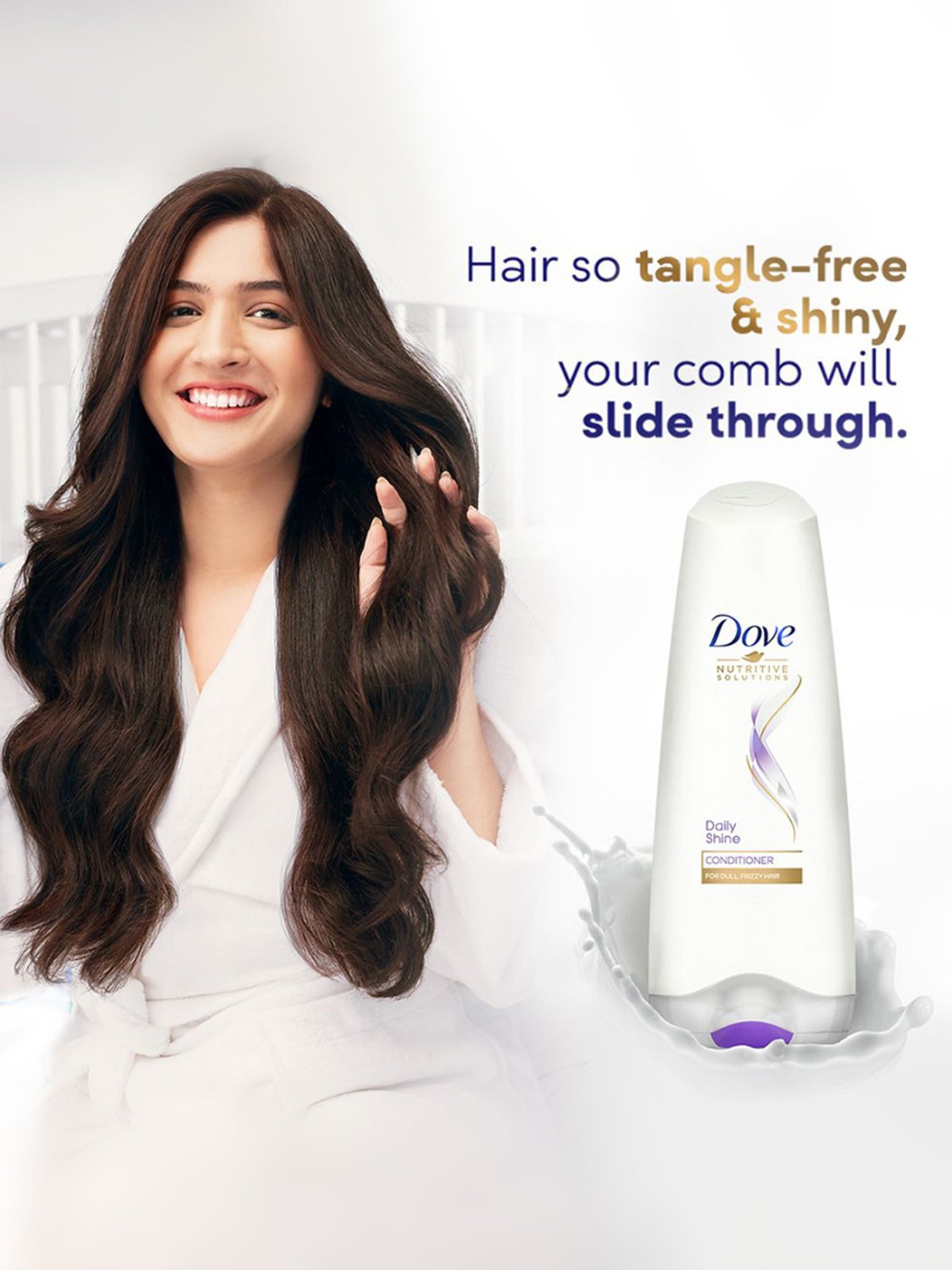 Dove Daily Shine Conditioner - 80 ml