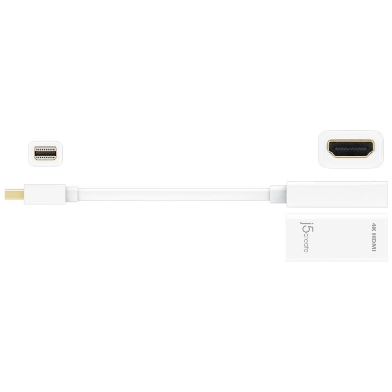 j5create Mini DisplayPort to 4K HDMI Adapter