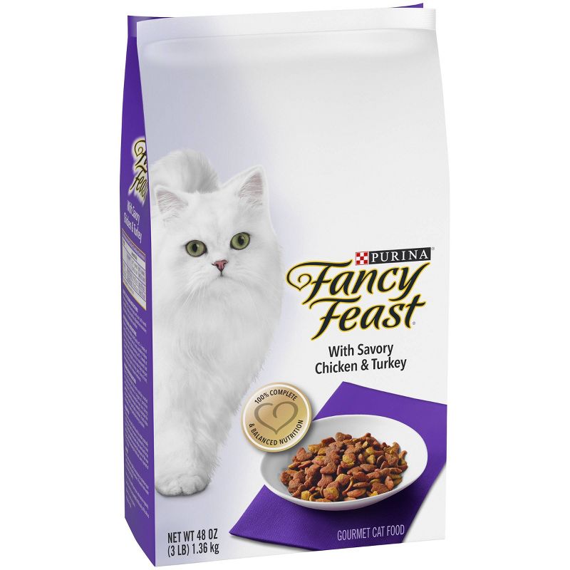 Purina Fancy Feast with Chicken & Turkey Adult Gourmet Dry Cat Food - 3lbs