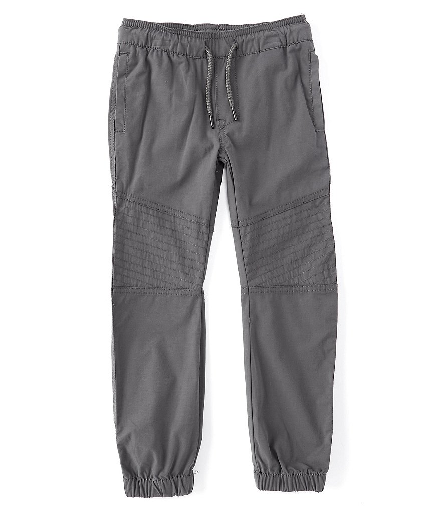 First Wave Little Boys 2T-7 Stretch Twill Motto Joggers