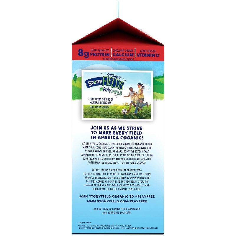 Stonyfield Organic Whole Milk - 0.5gal