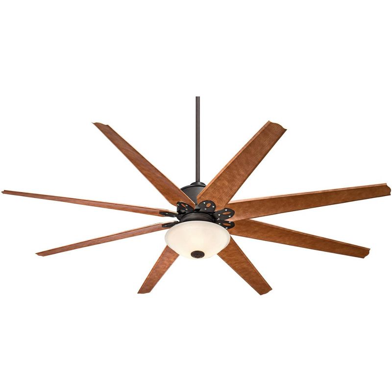 52" LED Antique Crystal Lighted Ceiling Fan White/Champagne - River of Goods