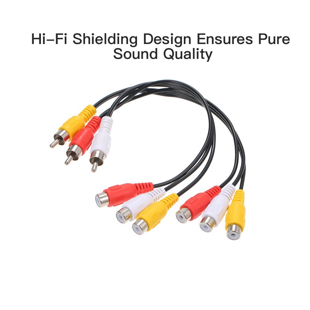 Video CableComposite Cord 30 ft RCA to RCA MMx3AV Cable for TVDVDVCD etd