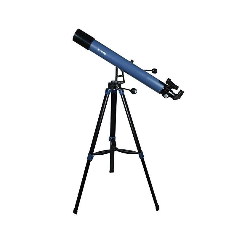StarPro AZ 80mm Aperture Portable Beginner Refracting Astronomy Telescope with Bonus Adjustable Smartphone Adapter Compact Altazimuth AZ Manual Mount