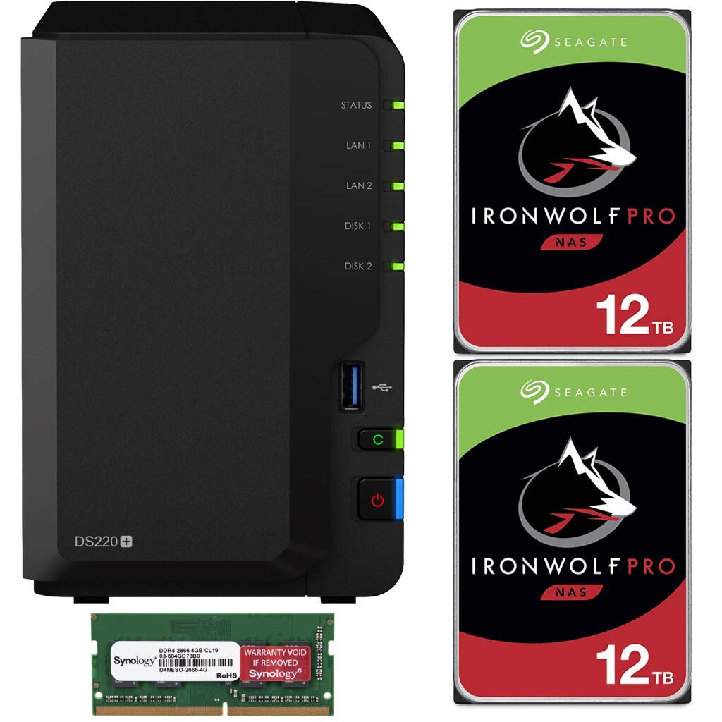 Synology 2 Bay Network Video Recorder NVR1218 (Diskless)