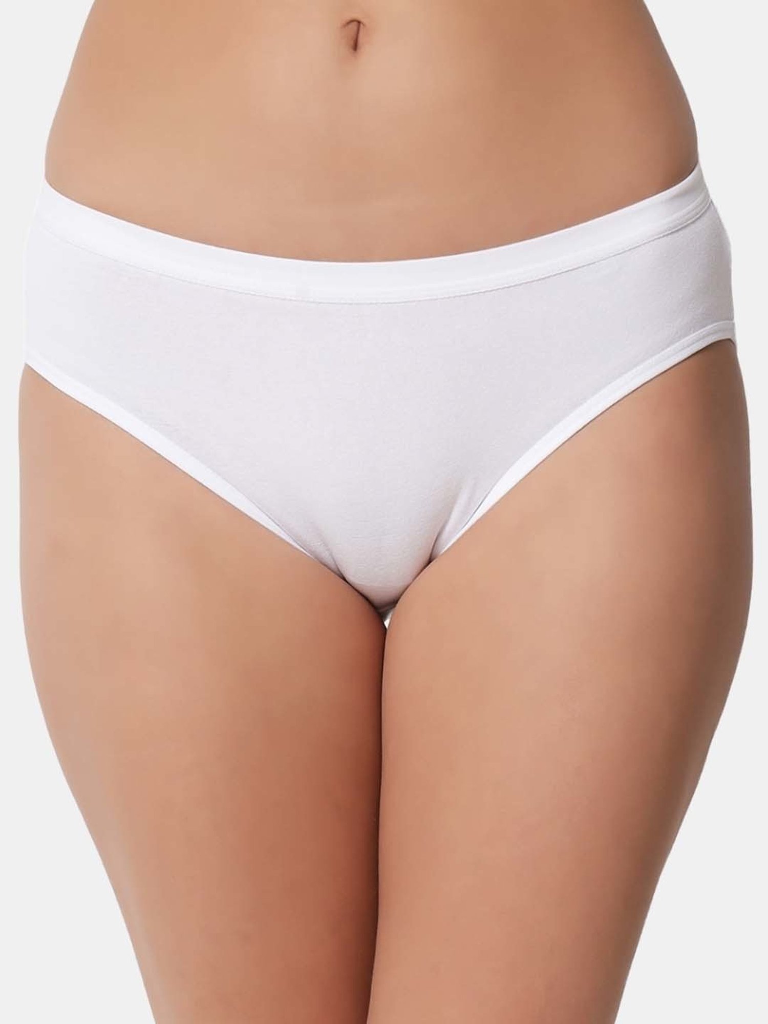Bleeding Heart White Plain Panty
