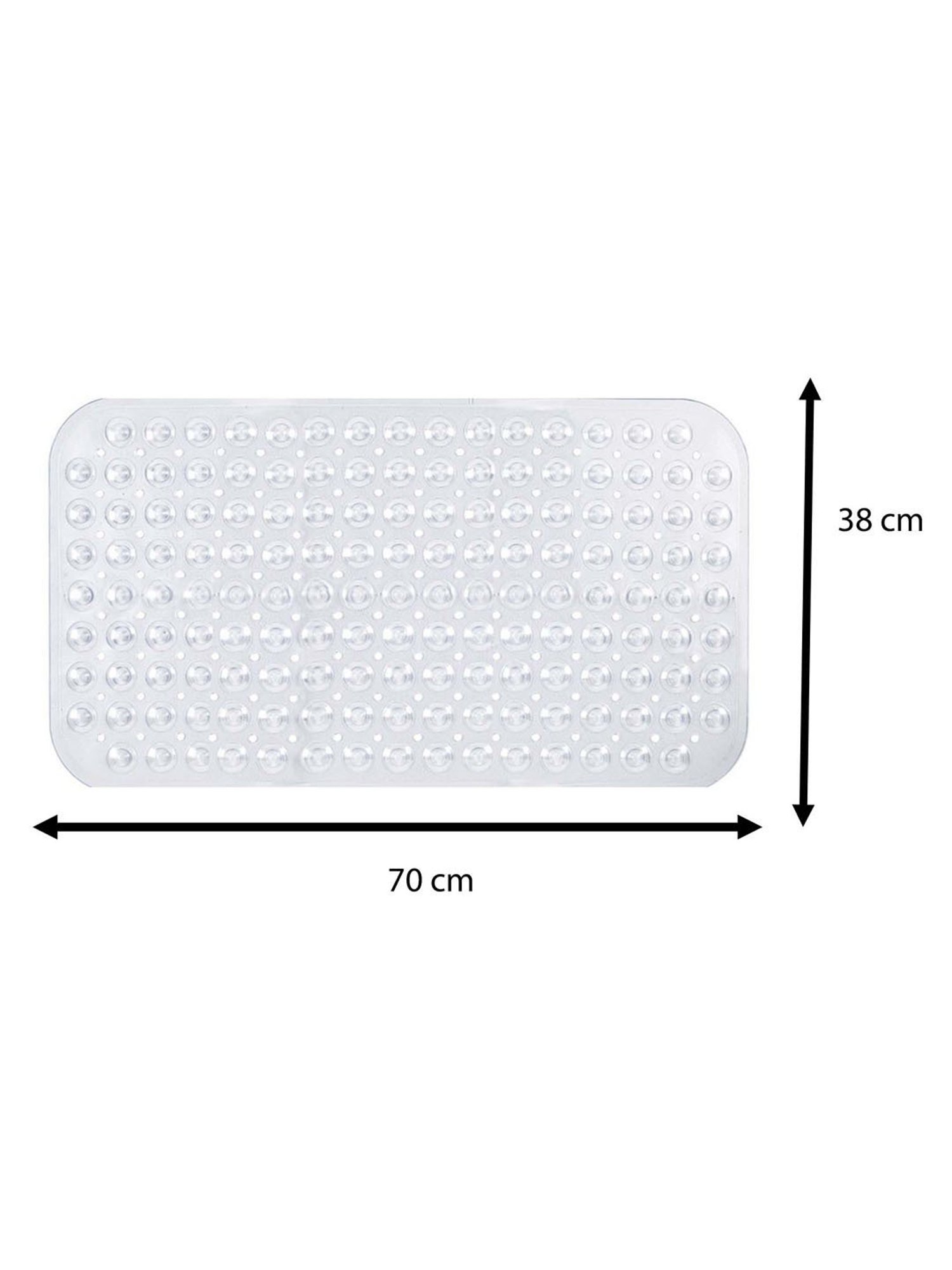 Freelance Transparent PVC Set of 1 Shower Mats