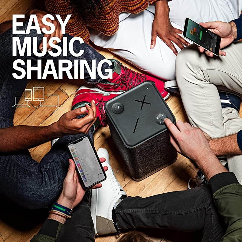 Hyperboom Portable & Home Wireless Bluetooth Speaker, Loud Speaker, Big Bass, Water resistant IPX4, 150 Ft Range &ndash; Black