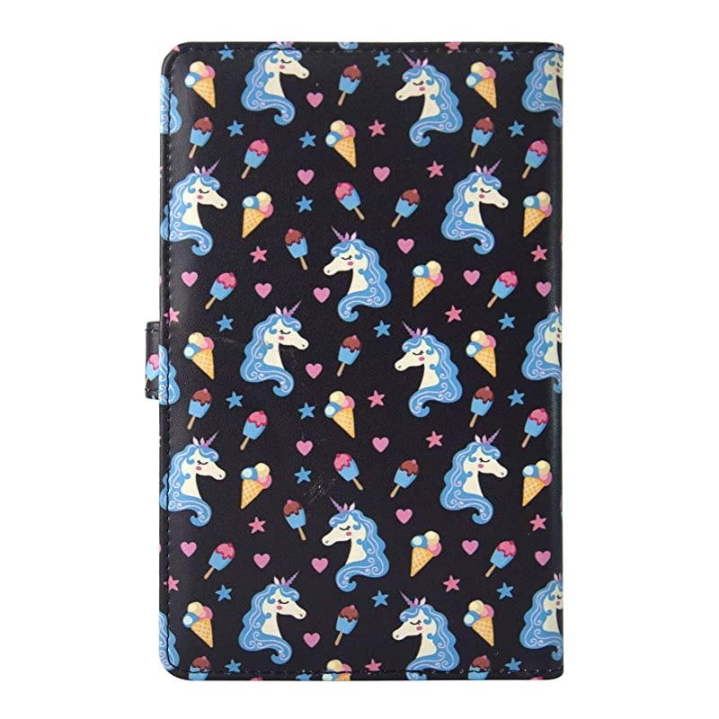 Pockets Mini Film Photo Album Book for Fujifilm Instax Mini LiPlay 9 8 7s 70 90 Link Instant Camera 3 Inch Polaroid Picture Name Card Holder (Unicorn)