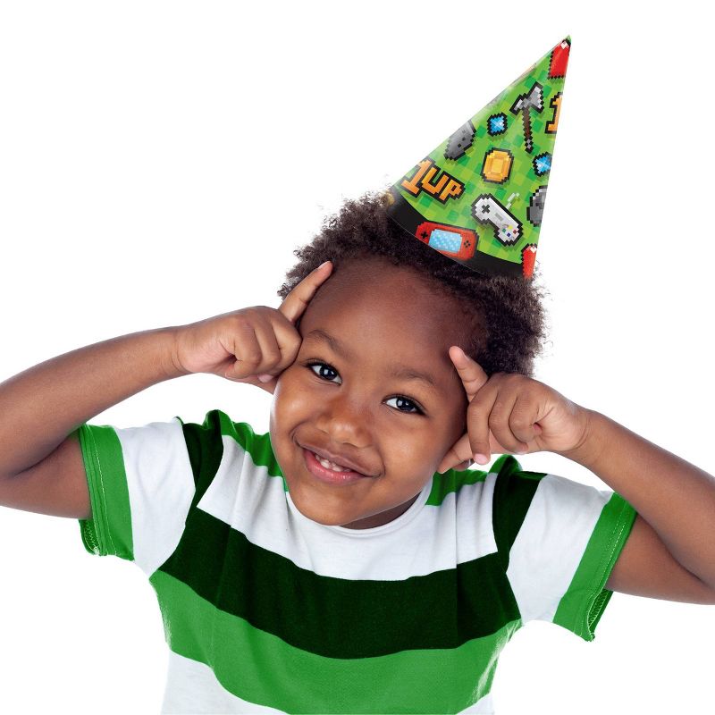 24ct Video Game Party Hats