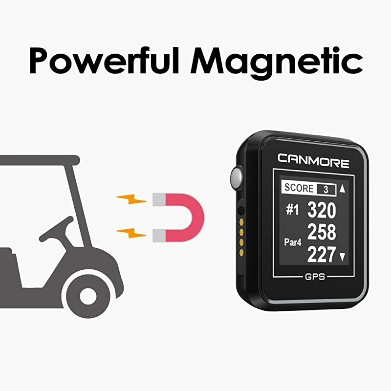 H300 Handheld Golf GPS Essential Golf Course Data and Score Sheet Minimalist amp User Friendly 38000+ Free Courses Worldwide and Growing 4ATM Waterproof 1Year Warranty Black