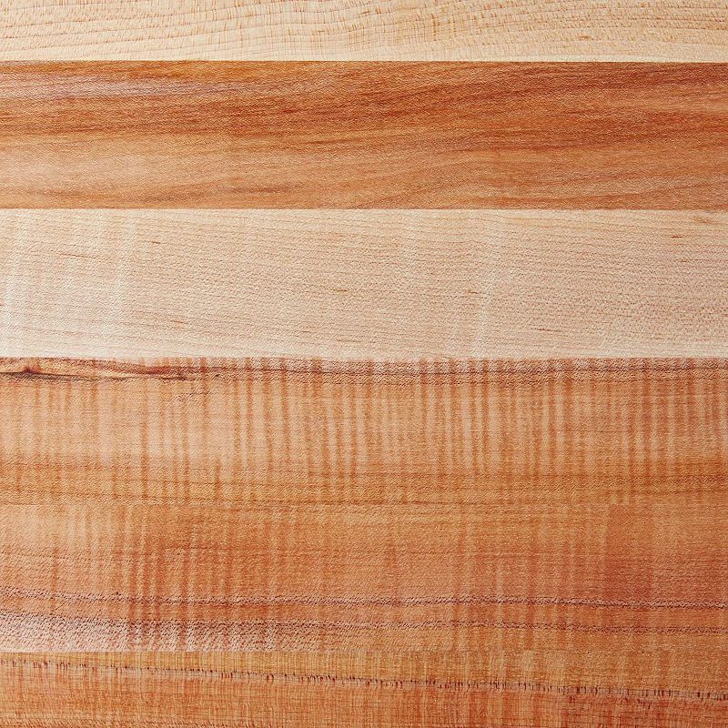 John Boos Reversible 30" Wide Flat Edge Grain Cutting Board, Maple Wood with John Boos Mystery Oil Butcher Block Maintenance Oil, 16 Ounce (3 Pack)