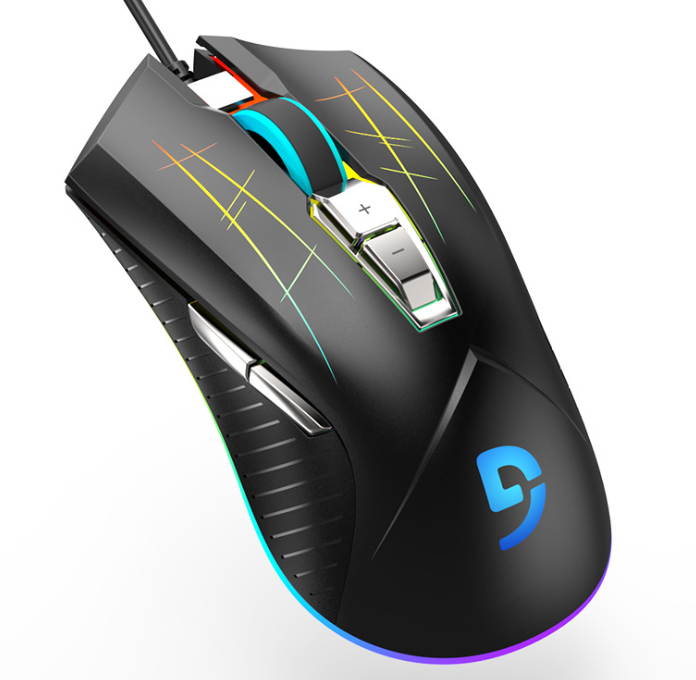 Fuhlen G93S 5000DPI Optomagnetic Micro Motion RGB Wired Gaming Mouse 7 Buttons Gaming Mice