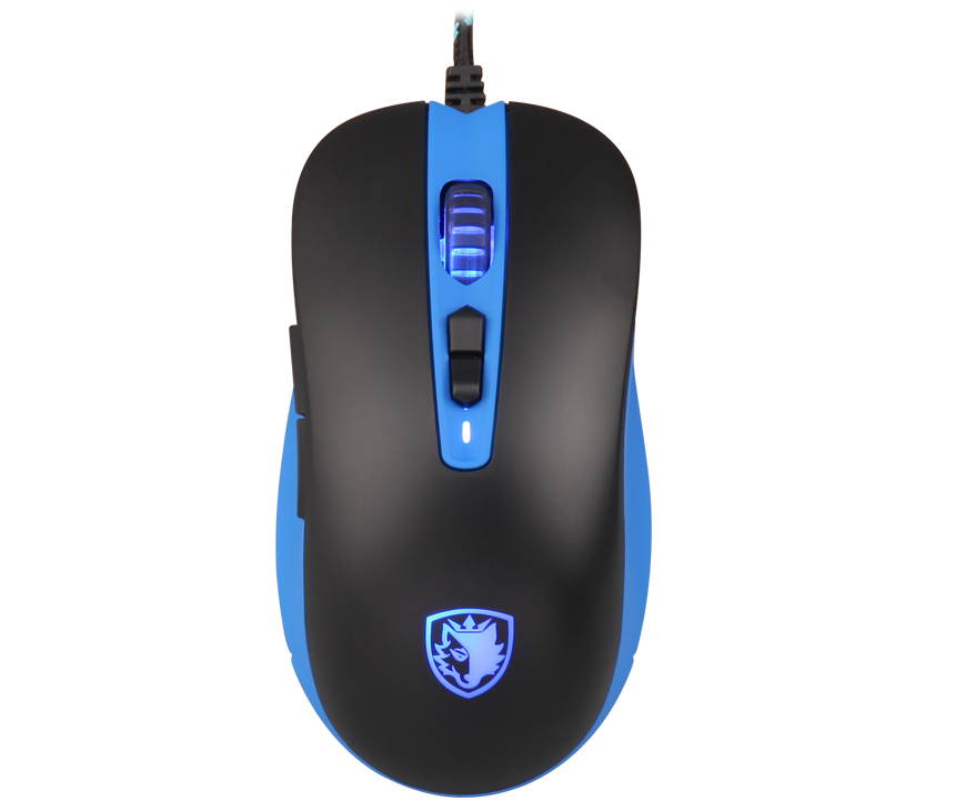 SADES  Musket 3000DPI Mouse Wired 5 Buttons Opto-electronic Gaming Mouse For PC , Laptop