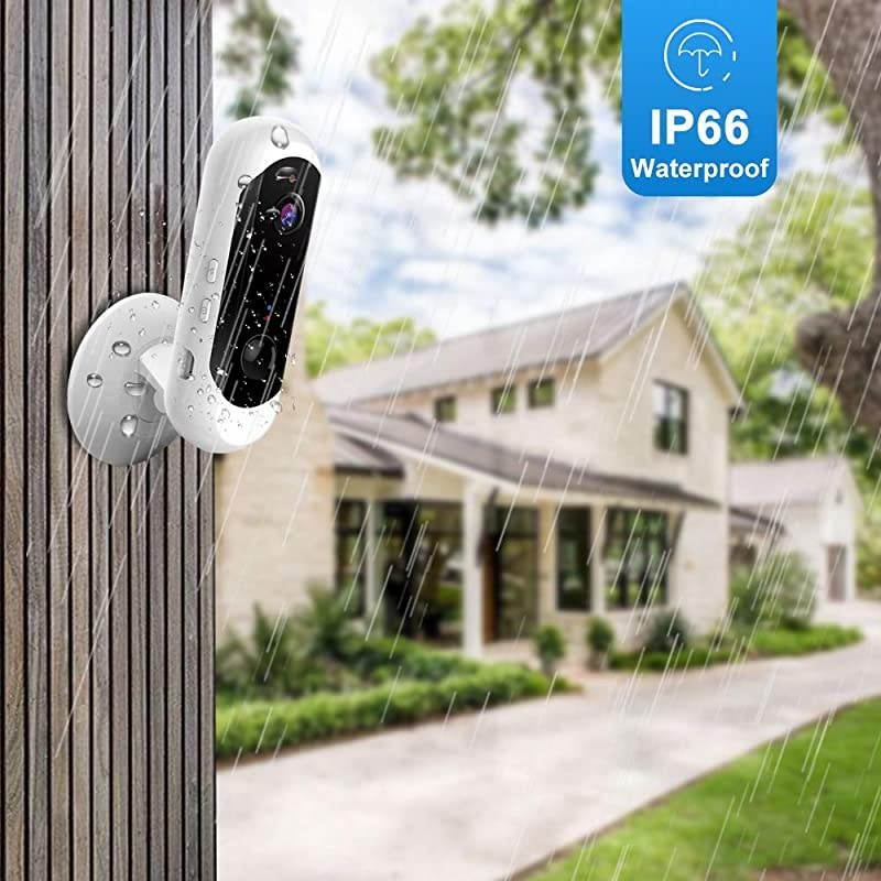 Battery Security Cameras1080p HD Wireless Cam Indoor3200mAhNight VisionMotion Detect2Way AudioInclude 32g CardCloud