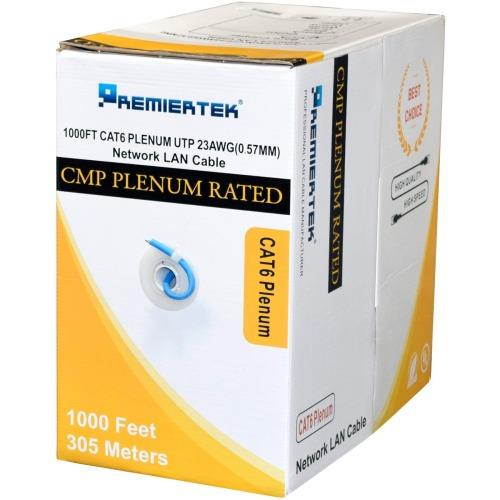 Premiertek PRE#CMPCAT61KBL 1000FT CAT6 CMP PLENUM BULK