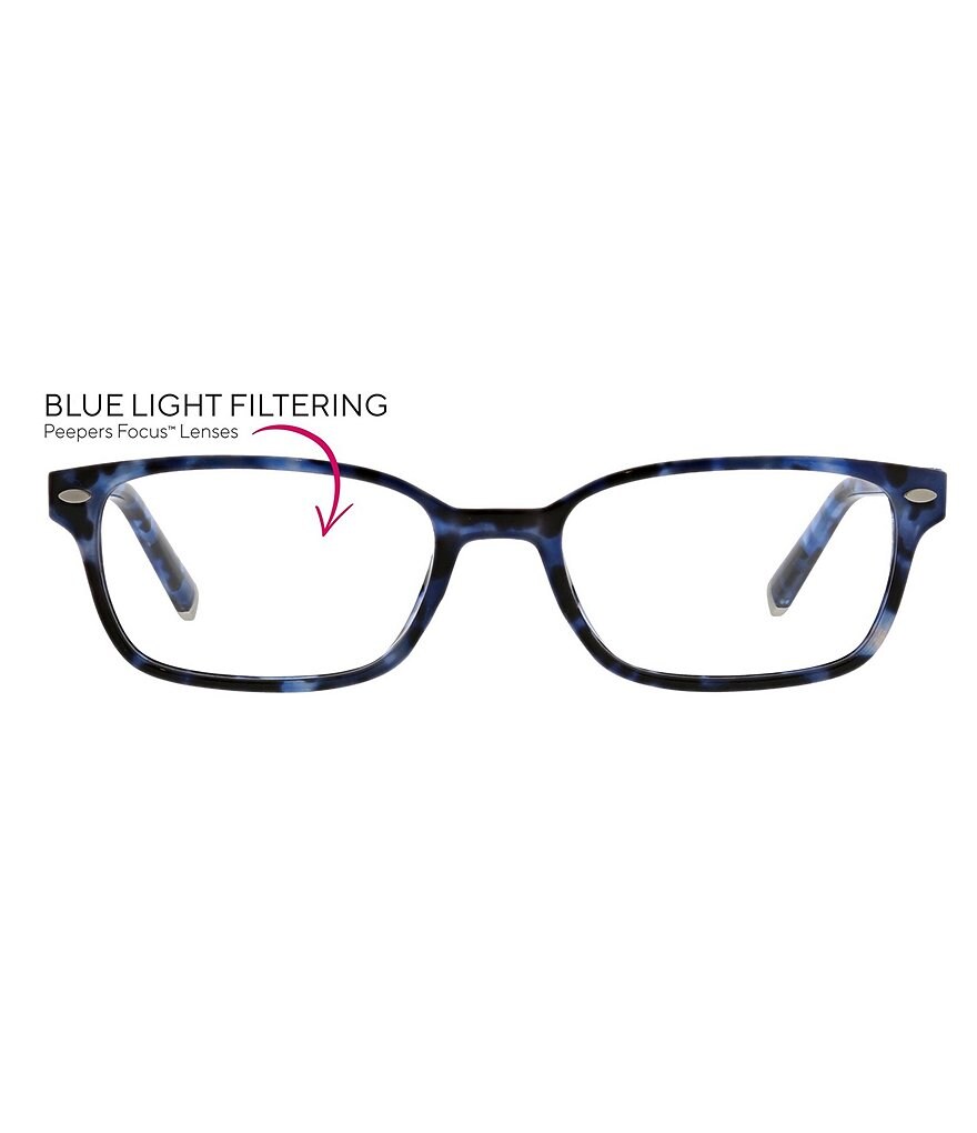 Peepers Men's Cooper Blue Light Reader Glasses