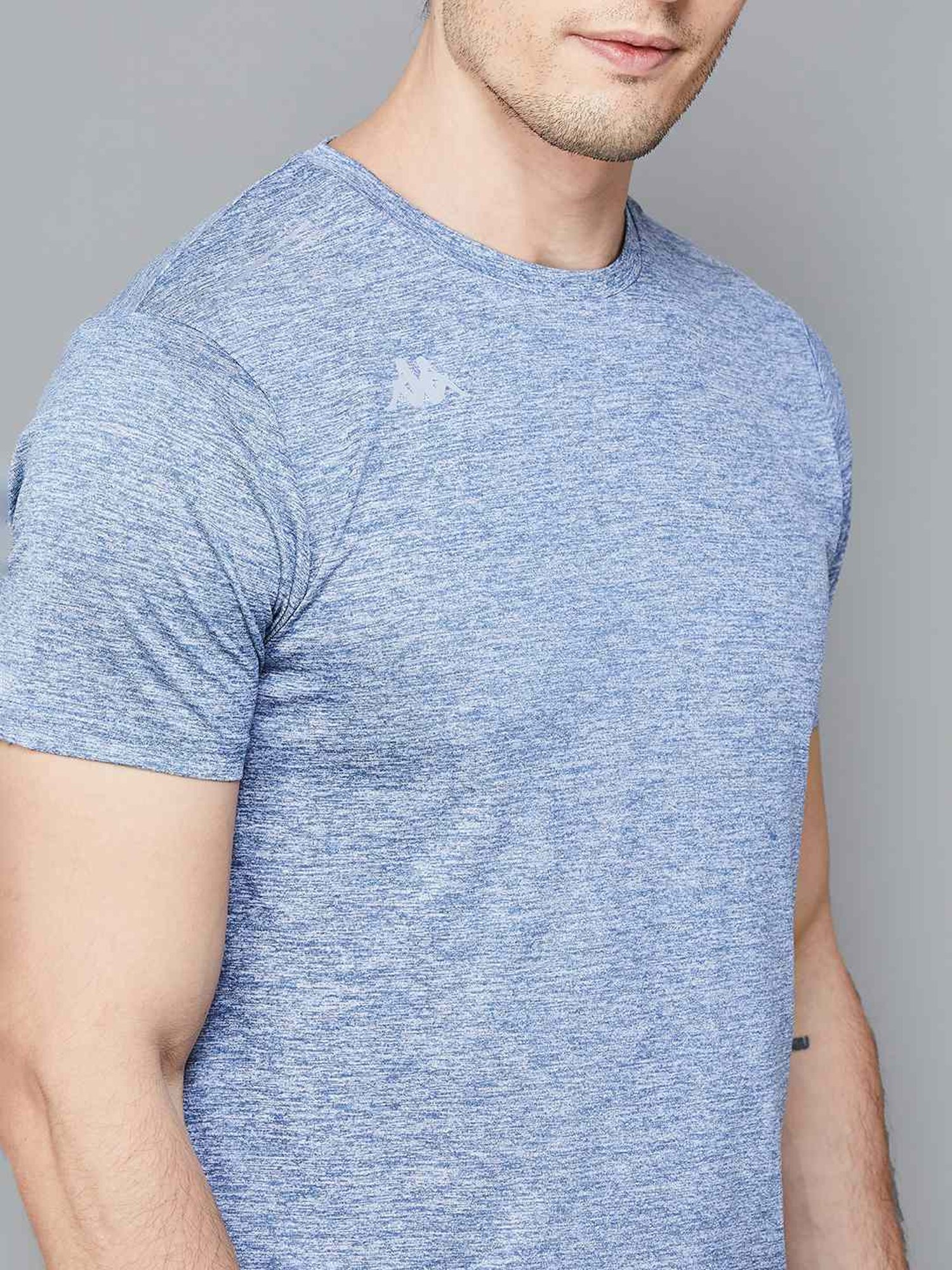 KAPPA Blue Regular Fit Sports T-Shirt