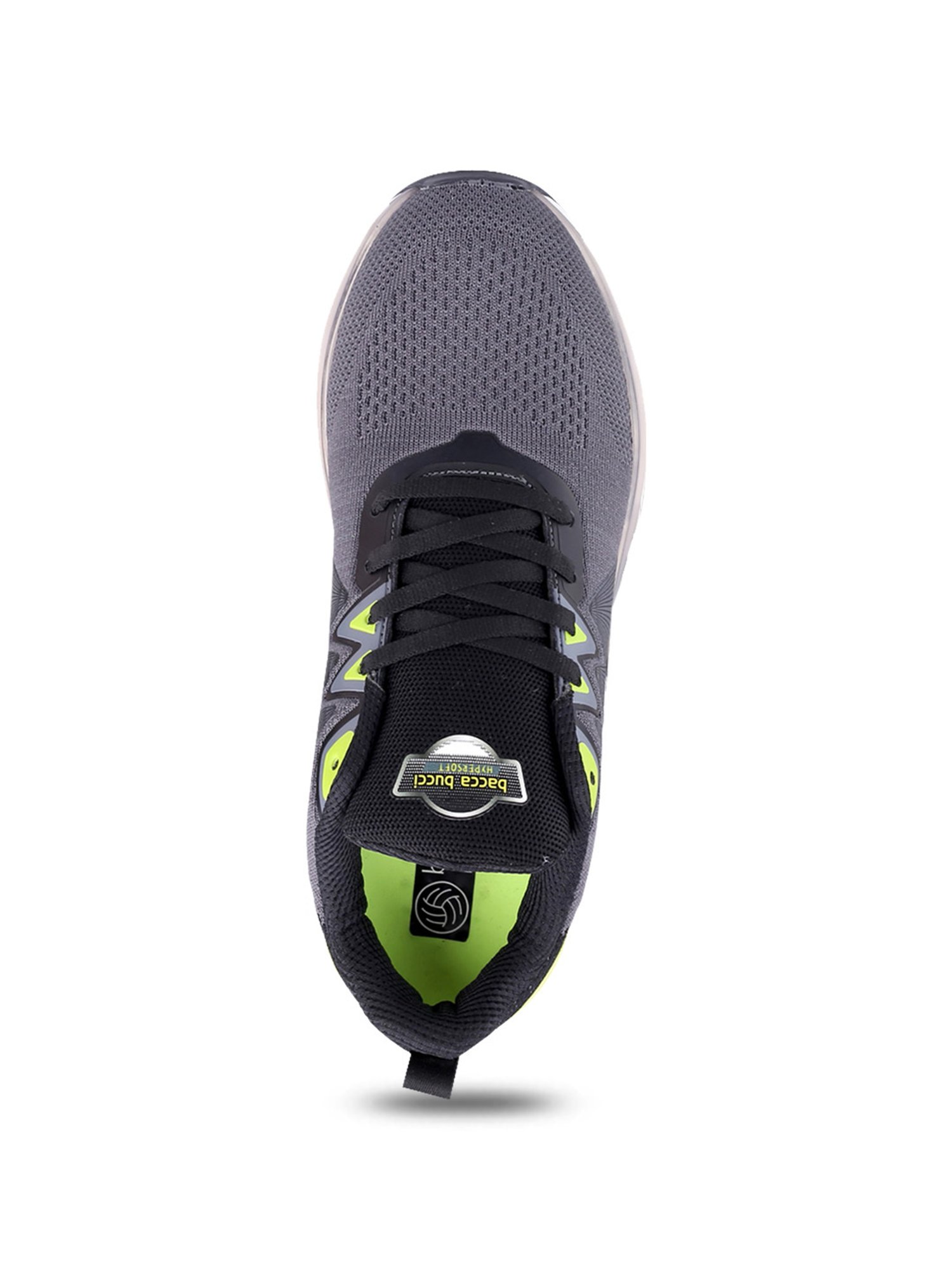 Bacca Bucci Men's HYPERSOFT Grey Running Shoes