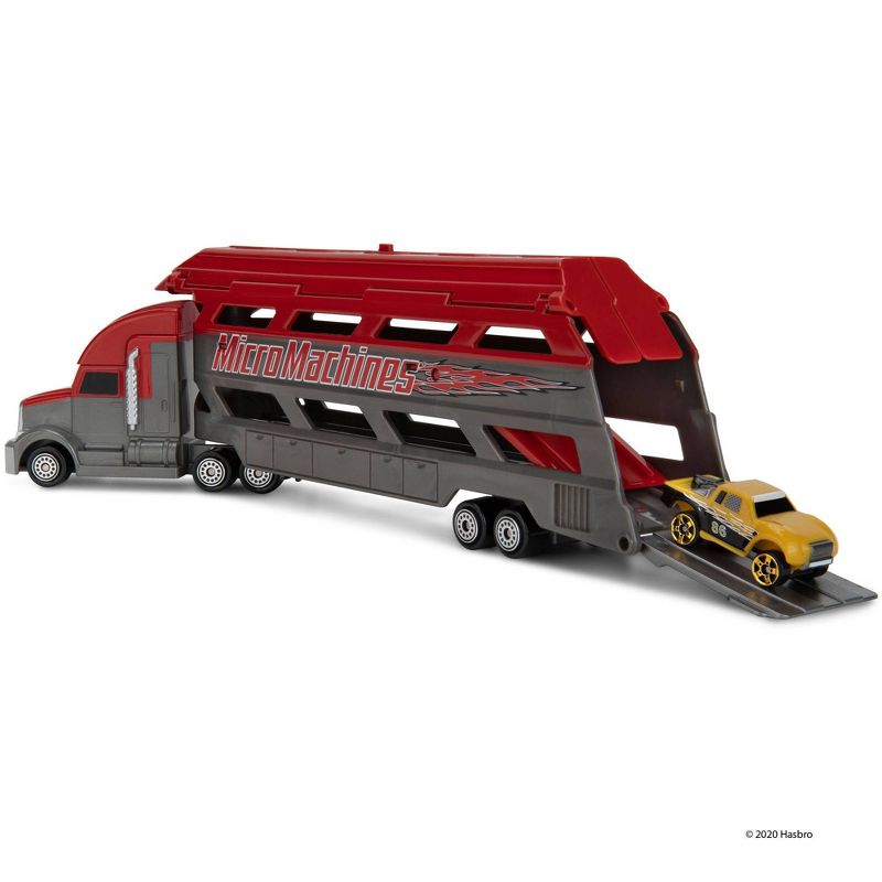 Micromachines Mini Vehicle Hauler - Red