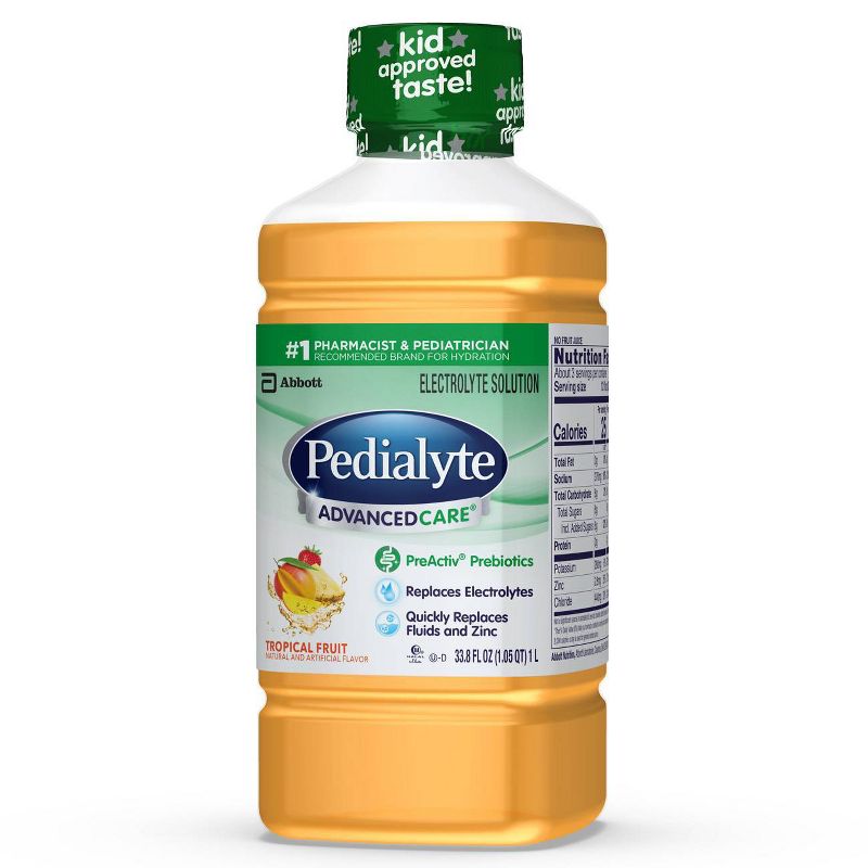 Pedialyte AdvancedCare Electrolyte Solution - Tropical Fruit - 33.8 fl oz