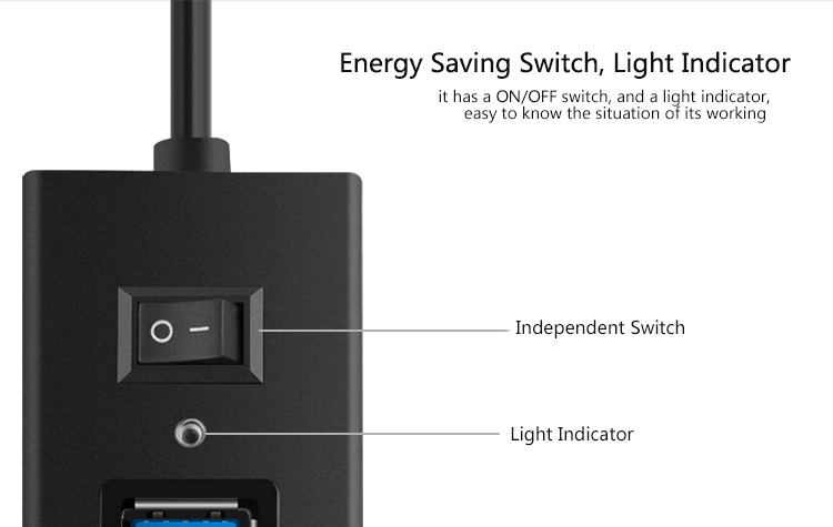 llano USB HUB 3.0 external 4-port USB splitter for iMac laptop accessories USB HUB multi-port high-speed expansion High Speed