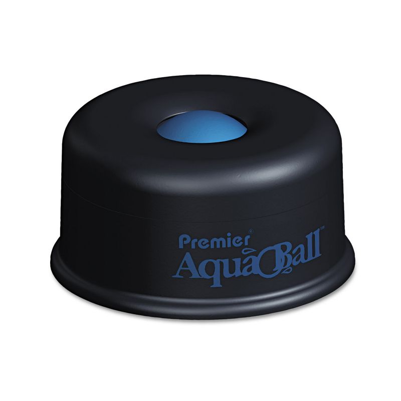 Martin Yale AquaBall Floating Ball Envelope Moistener 1 1/4" x 1 1/4" x 5 3/8" Black Blue AQ701G