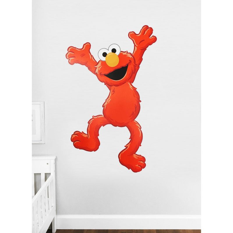 Elmo Time to Learn Large Wall Accent Mural - Sesame Street..