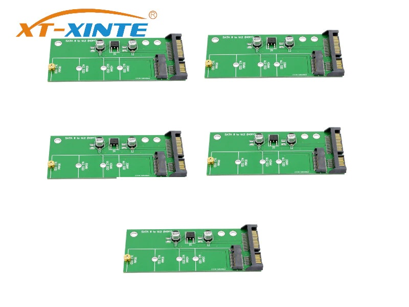 5PCS for NGFF ( M2 ) SSD to 2.5" SATA Adapter M.2 for NGFF SSD to SATA3 Convert Card 2.5 inch adapter