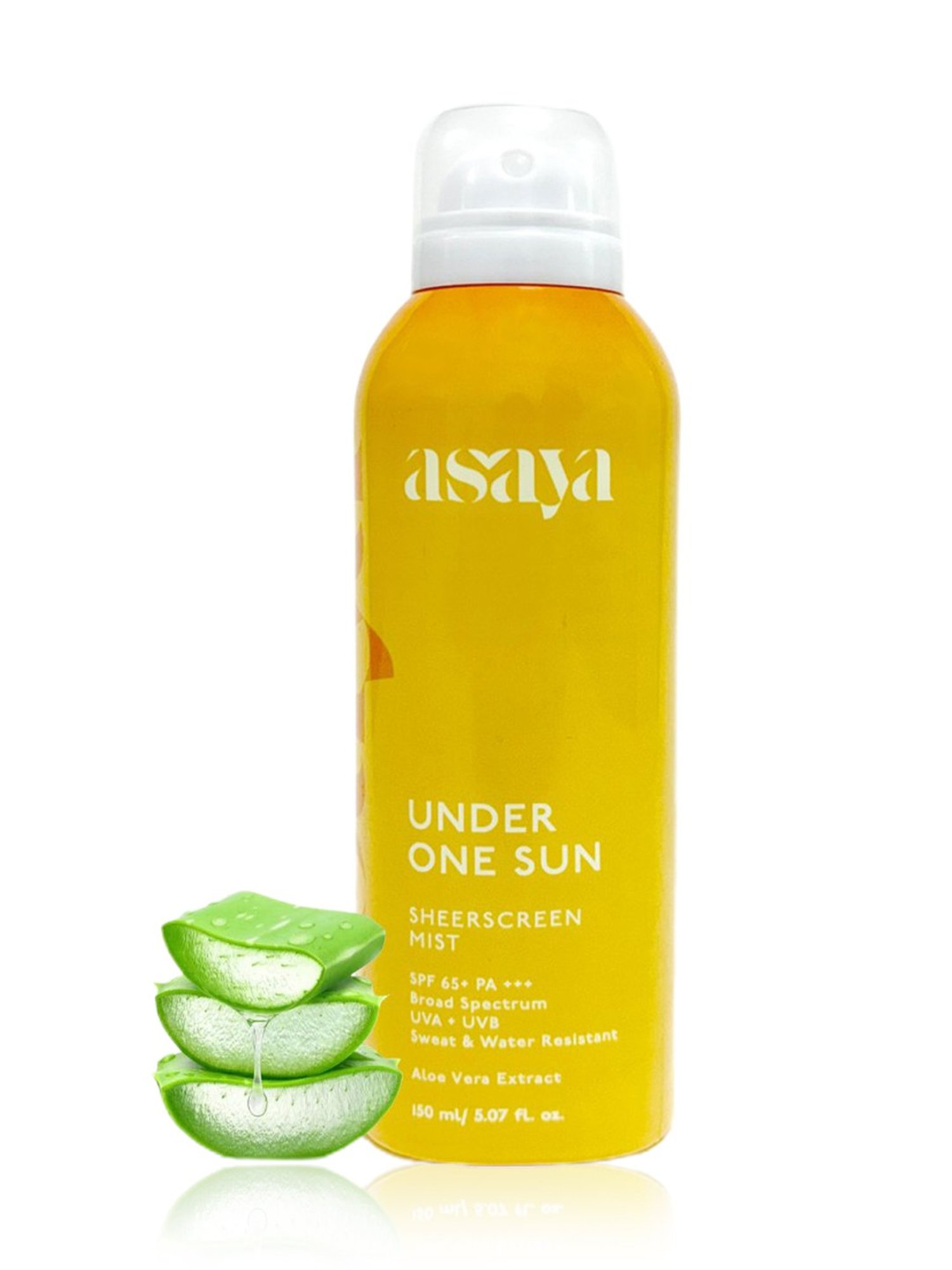 Asaya Sunscreen Spray, Bath and Shower Oil & Lush Hand Cream - Pack of 3