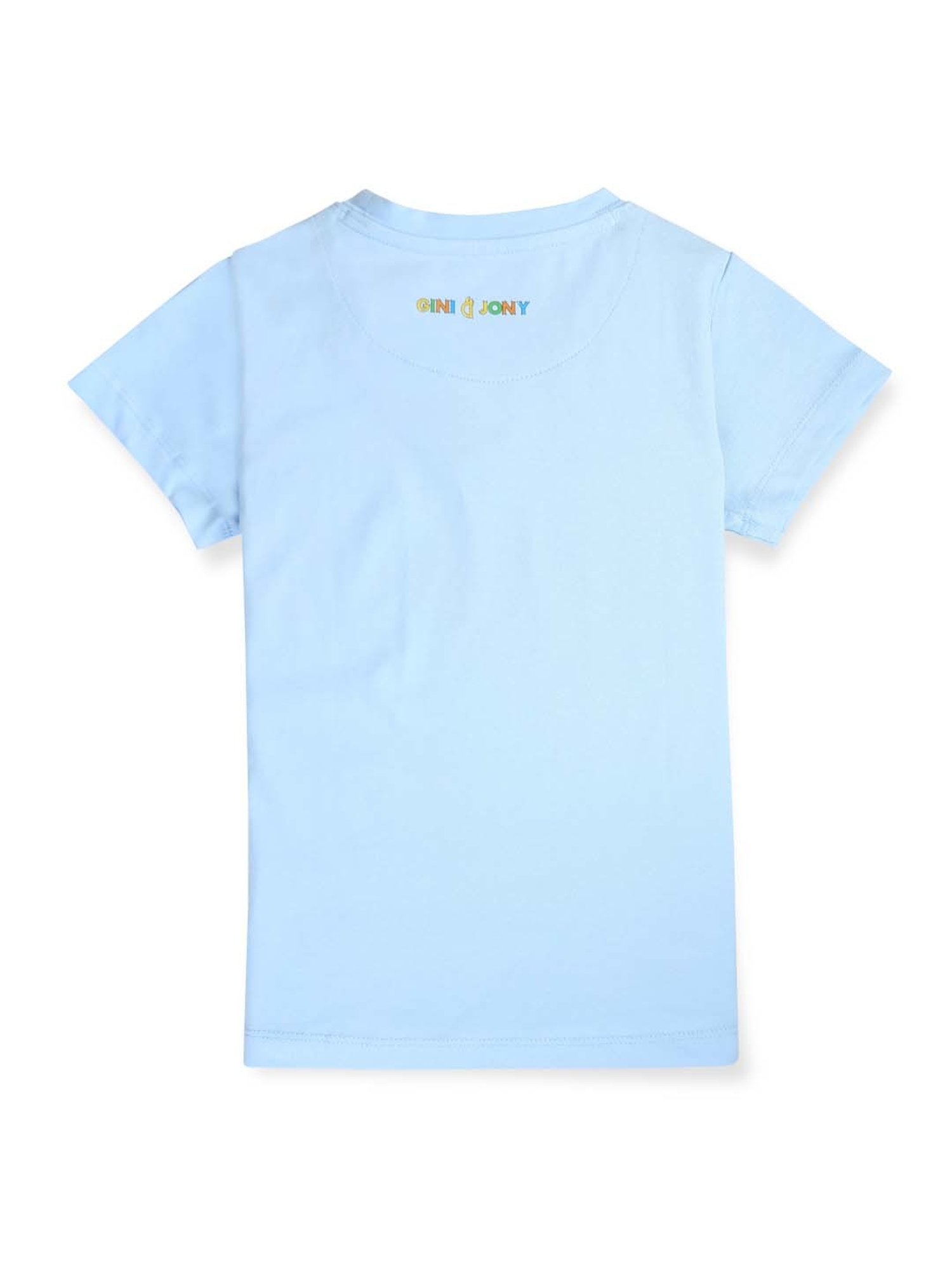 KIDS ONLY Anthracite Black Cotton Printed T-Shirt