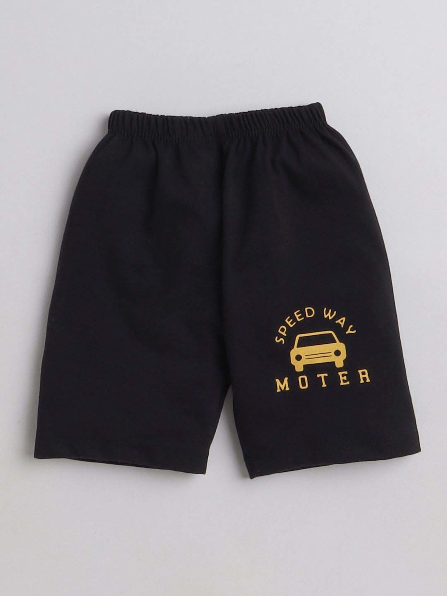 Fourfolds Unisex Mustard Printed Clothing Set