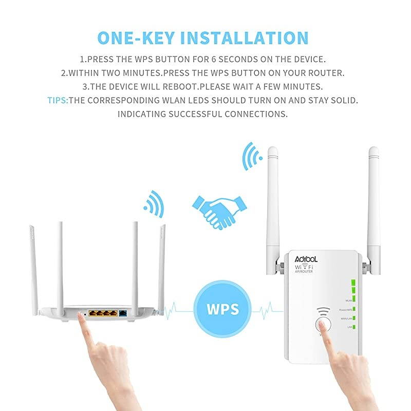 WiFi Extender  300M WiFi Repeater WiFi Signal Booster Supports RepeaterAccess PointRouter Mode WiFi Amplifier Compatible with AlexaExtends WiFi to Smart HomeAlexa Device