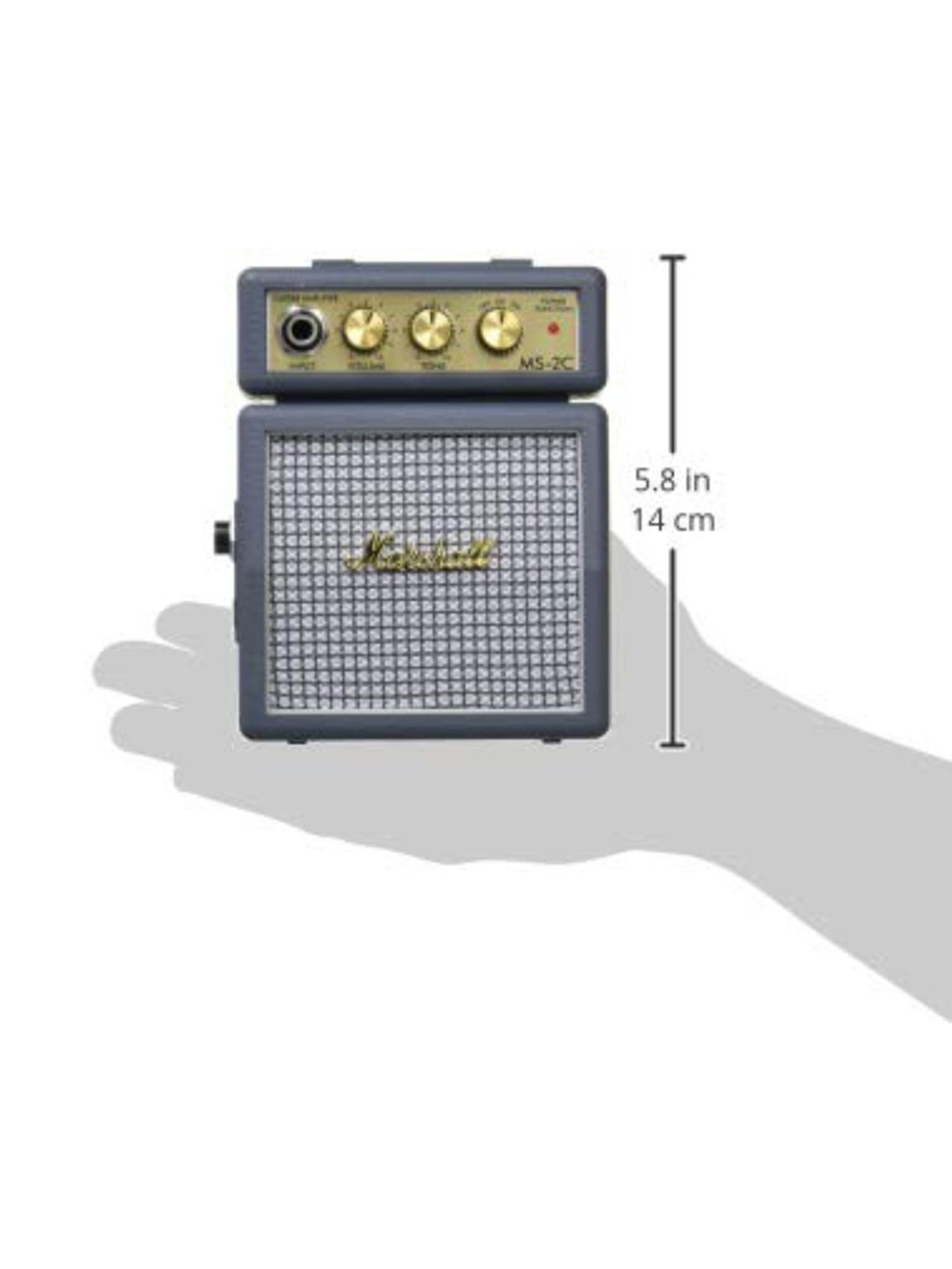 Marshall MS-2C 2 Channel 1W Guitar Amplifier (Dark Grey)