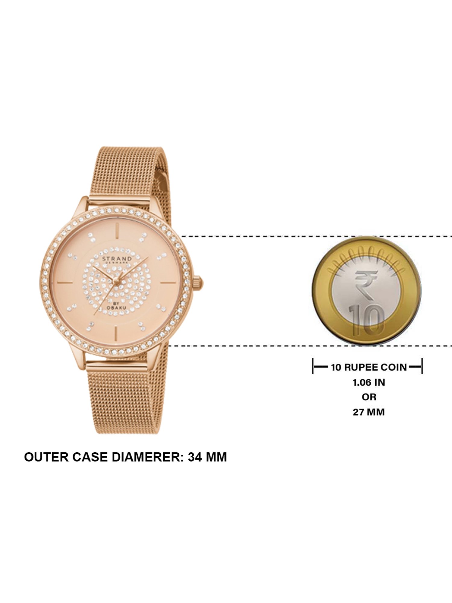 STRAND by Obaku S711LXVVMV Fjord Analog Watch for Women