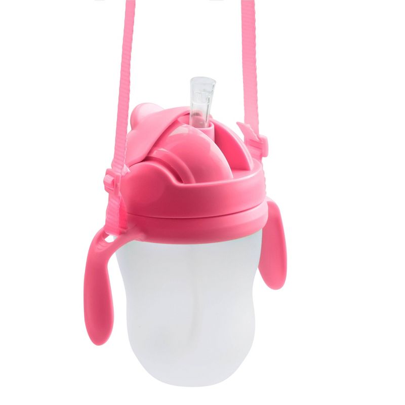 Anpei 3-in-1 Sippy Cup Conversion Cap For Comotomo Baby Bottle - Pink