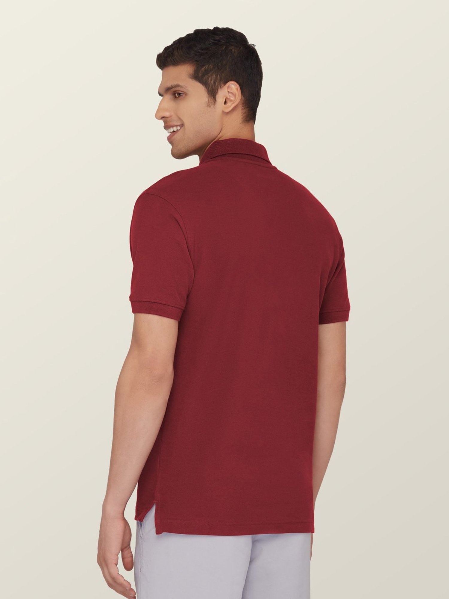 XYXX Maroon Polo T-Shirt