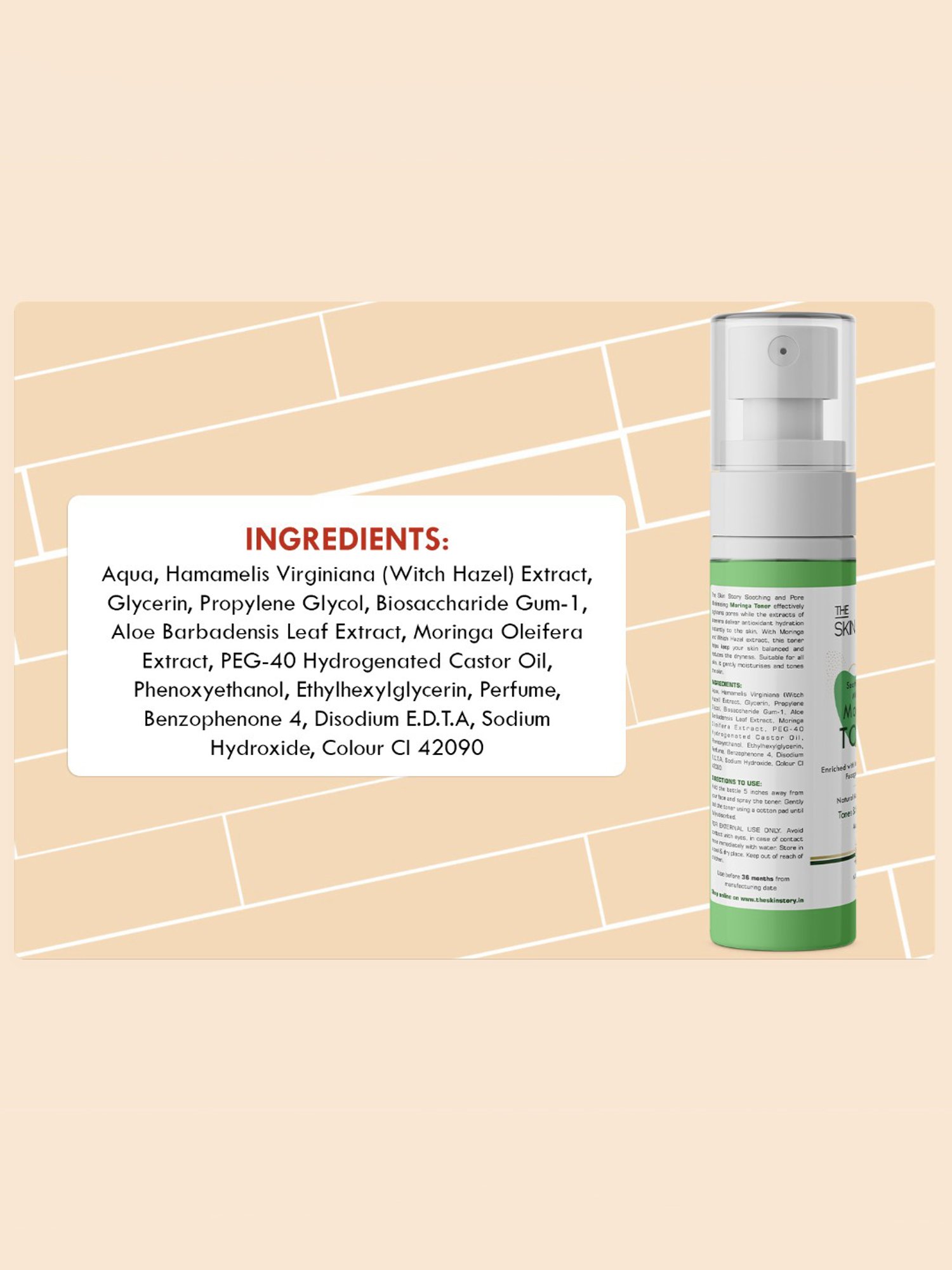 The Skin Story Moringa Soothing & Pore Minimizing Toner - 100 ml