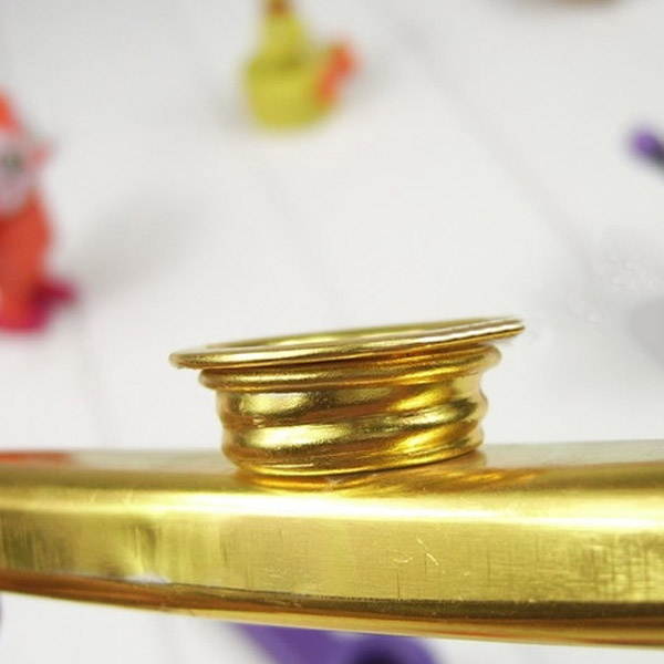 Metal Kazoo Golden Ukulele Guitar Accompaniment Mouth Flute Harmonica