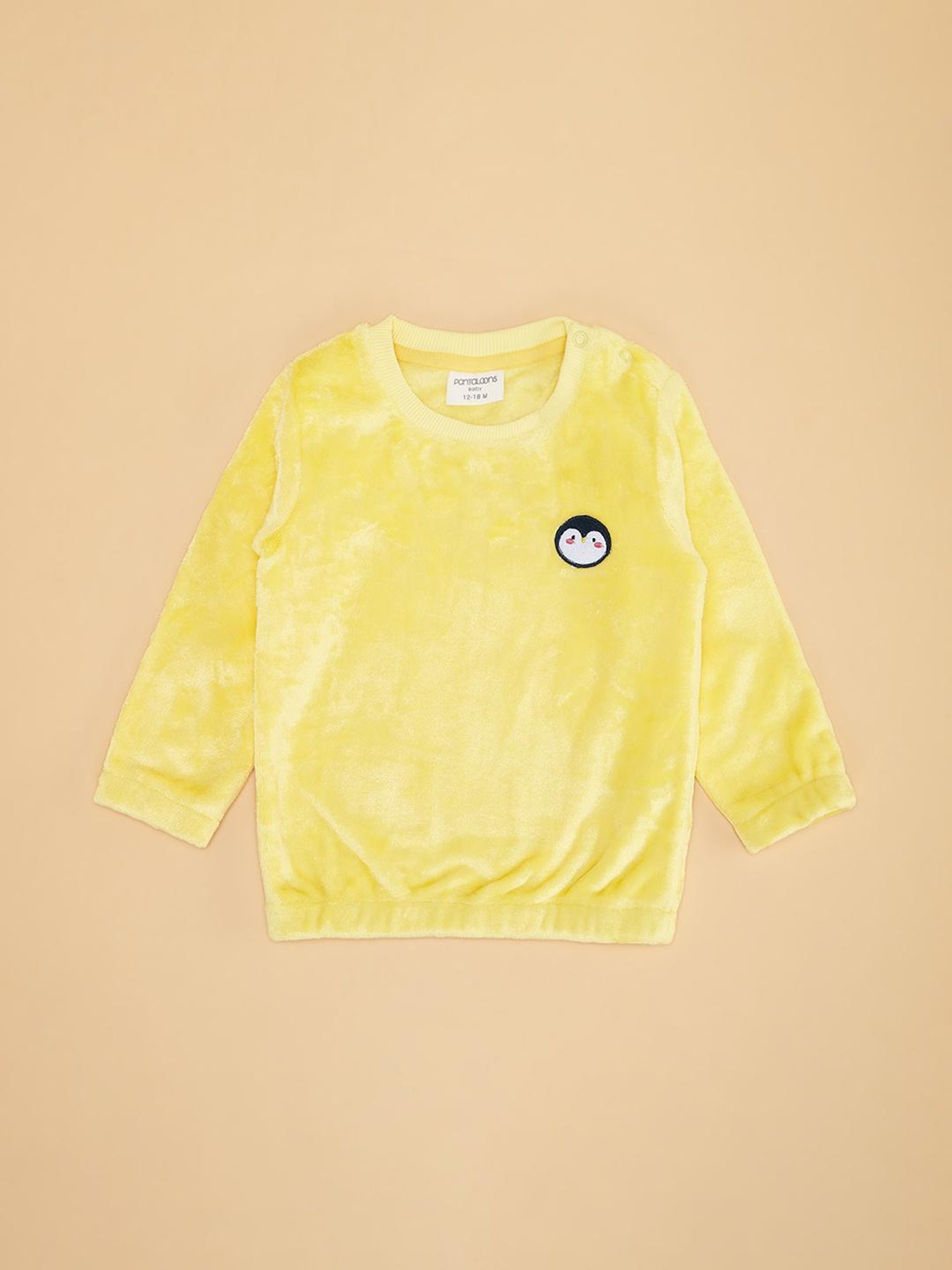 Pantaloons Baby Yellow Sweatshirt