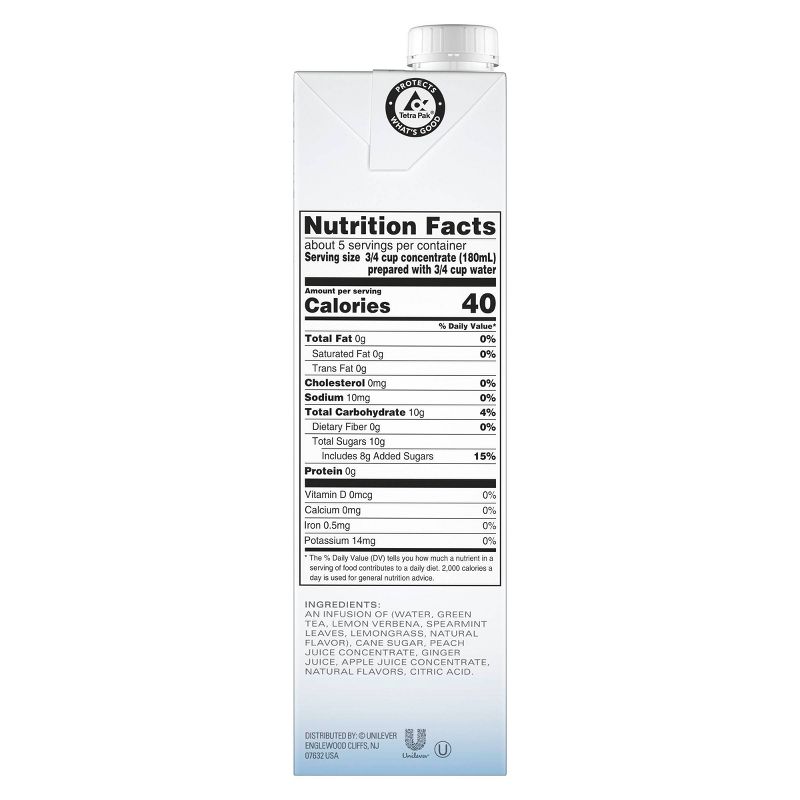 Tazo Iced Peachy Green Tea Concentrate - 32 fl oz