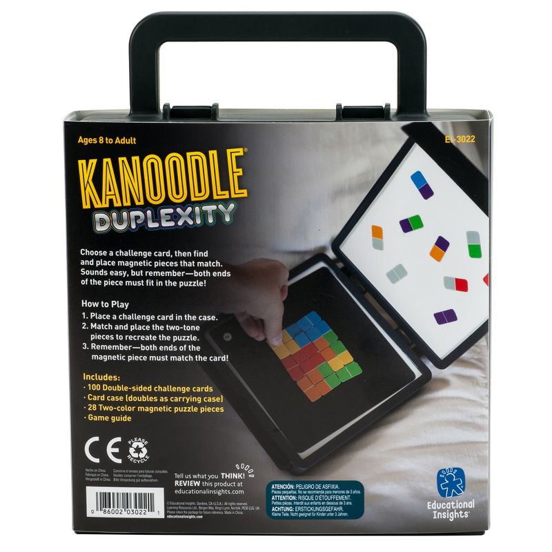 Educational Insights Kanoodle Duplexity Logic and Spatial Reasoning Game