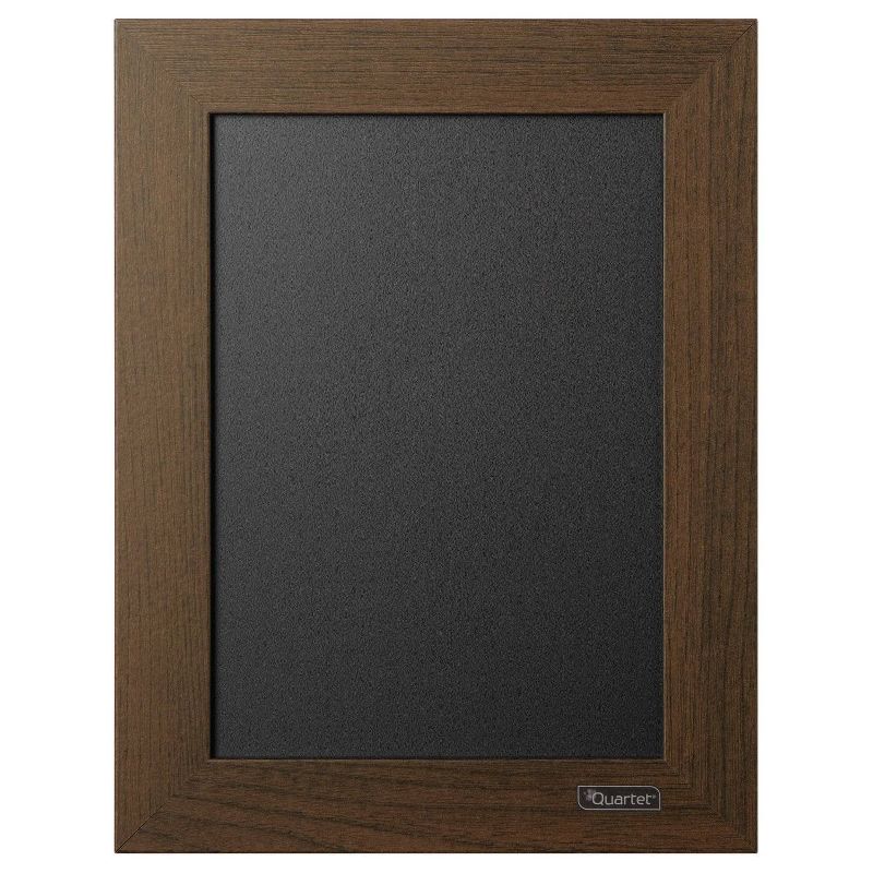 22" x 32" Cates Barn Door Wood Framed Chalkboard Rustic Brown - Kate and Laurel