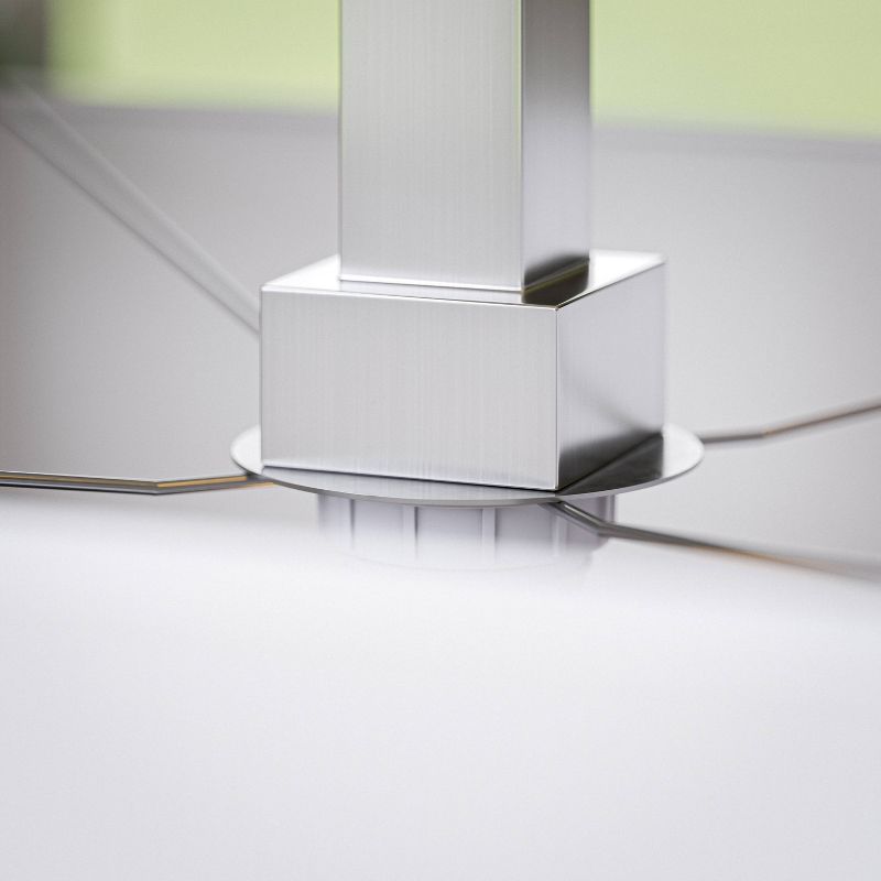 Kenroy Home Floor Lamp  - Brushed Steel